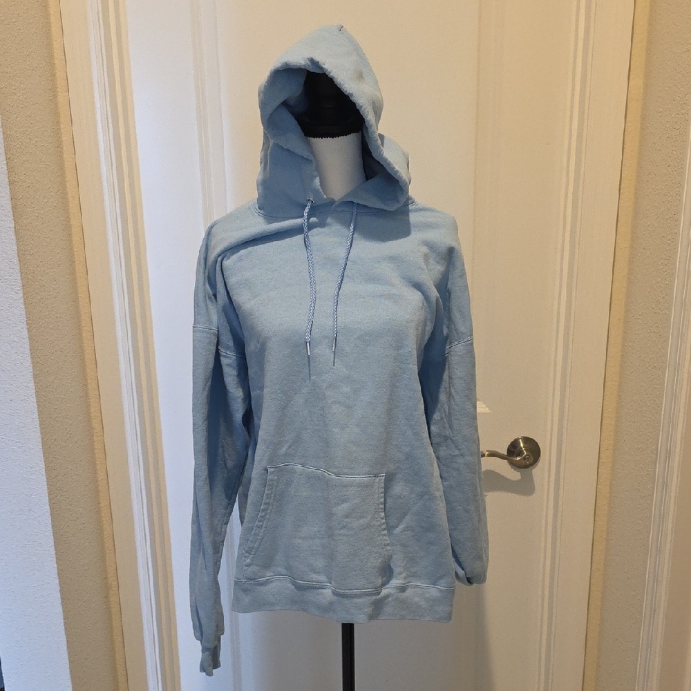 Hanes Light Blue Women's Hoodie Sweater